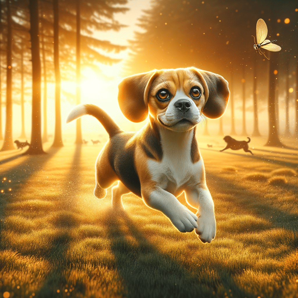 Beagle And A Pug Mix
