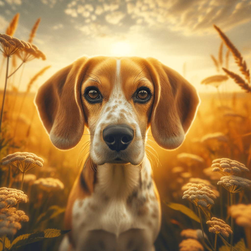 Beagle English Pointer Mix