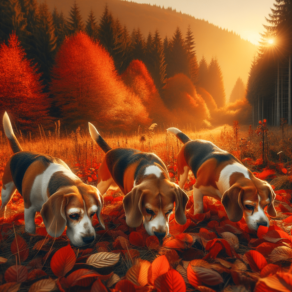 Beagles Hunting