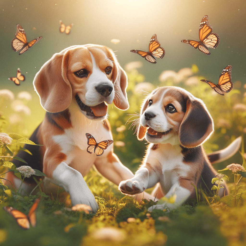 Beagles Mating
